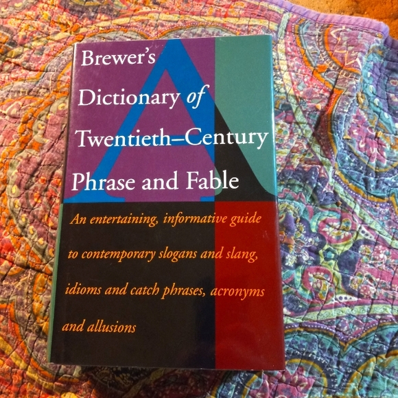 Brewer's Dictionary of 20th Century Phrase & Fable - Picture 1 of 5